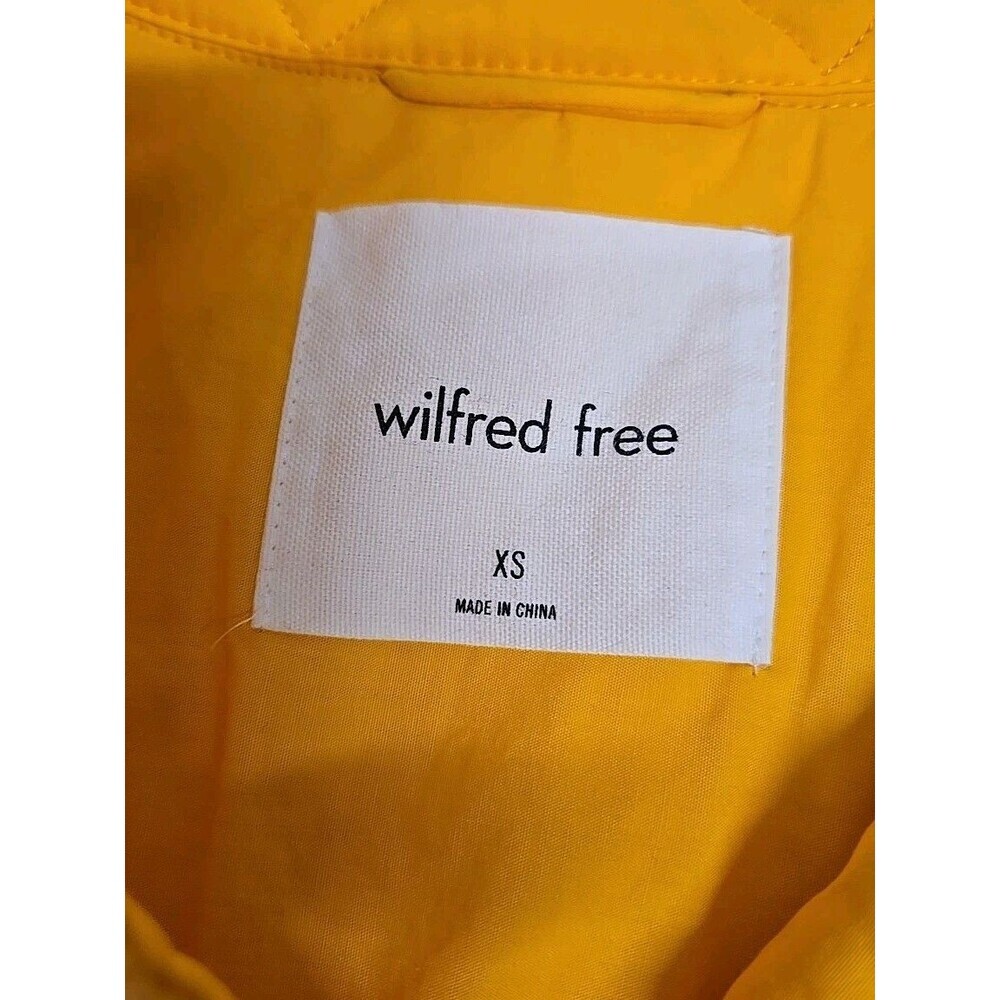 Aritzia Wilfred Free The Ganna Shirt Jacket 100% Merino‎ Wool Yellow Women’s XS - Picture 5 of 9